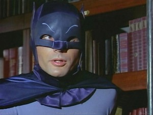 Adam West as Batman in the 1960s television series