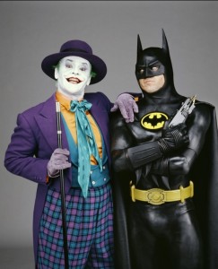 Jack Nicholson (The Joker) and Michael Keaton (Batman) brought the Caped Crusader to Hollywood