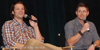 At the 'Supernatural' fan convention